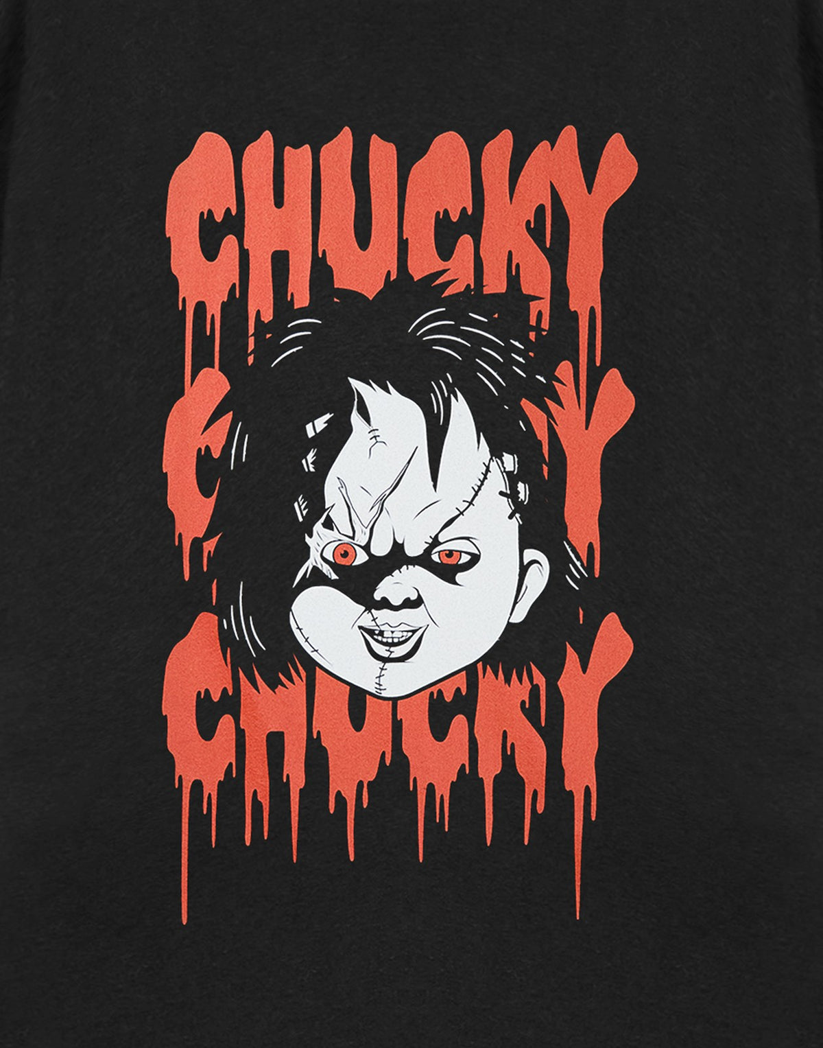 Chucky Short Sleeved T-Shirt | Unisex Black | Official Merch