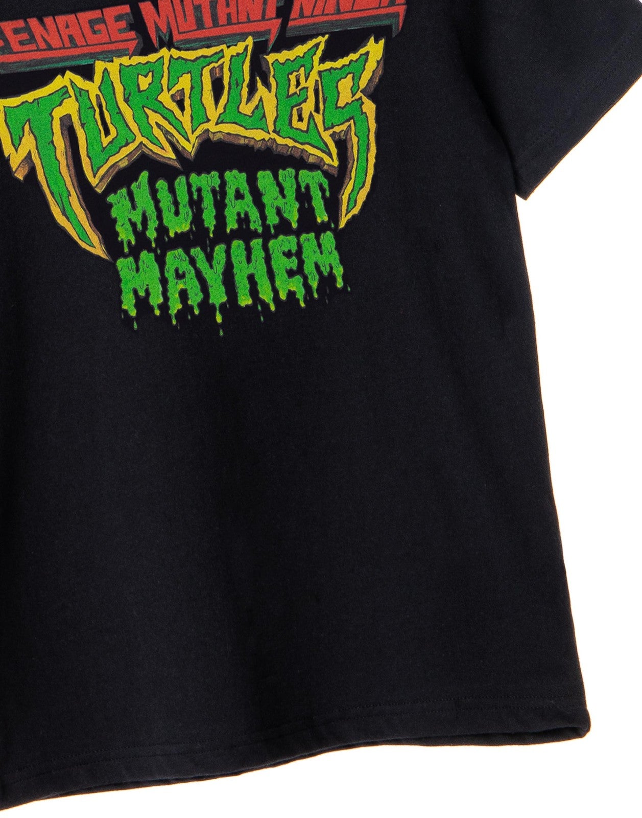 Teenage Mutant Ninja Turtles Short Sleeved T-Shirt | Boys Black | Official Merch