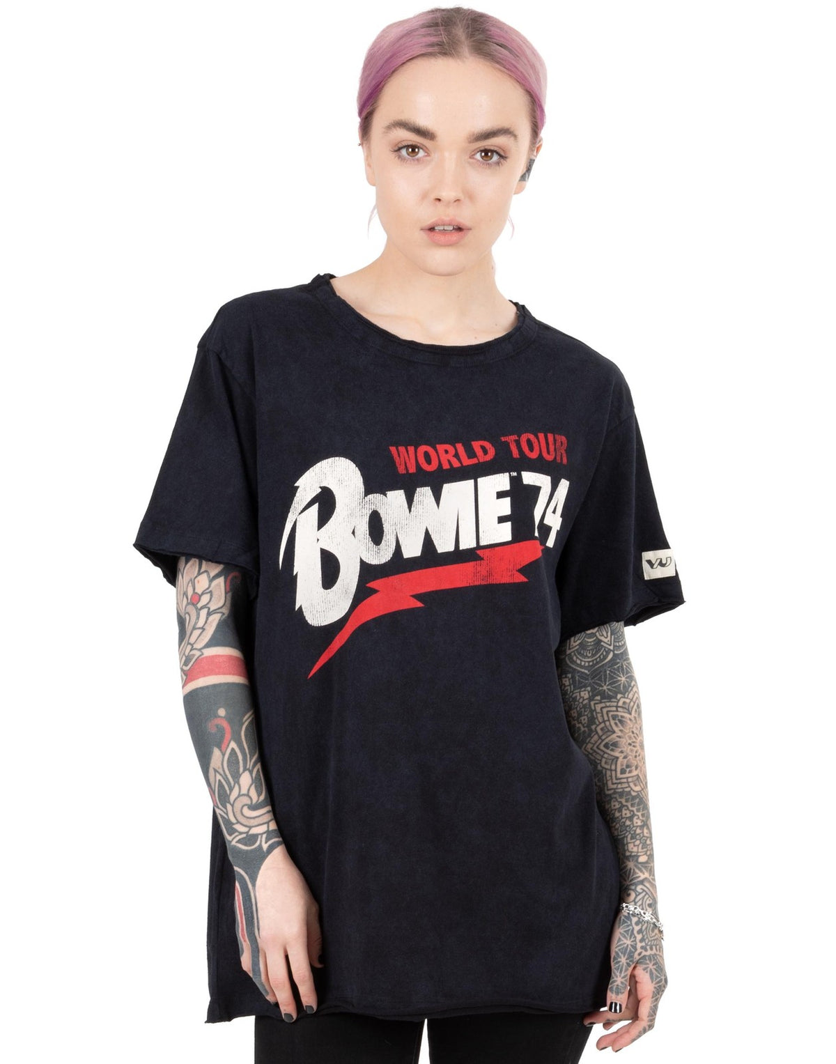 David Bowie Short Sleeved T-Shirt | Mens Black | Official Merch