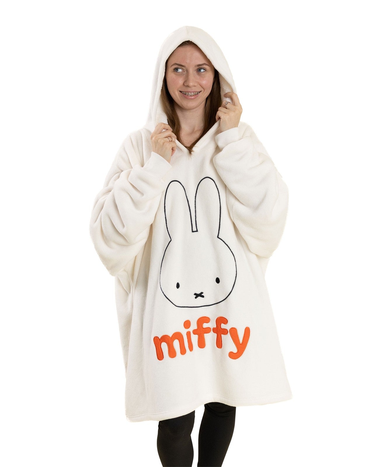 Miffy Blanket Hoodie | Womens White | Official Merch