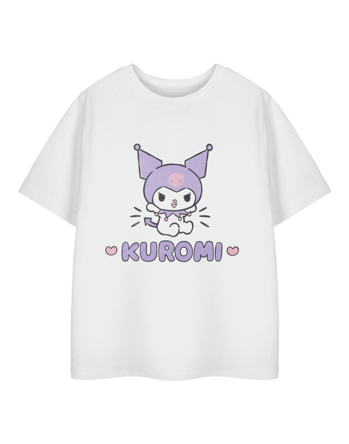 Hello Kitty Short Sleeved T-Shirt | Girls White | Official Merch