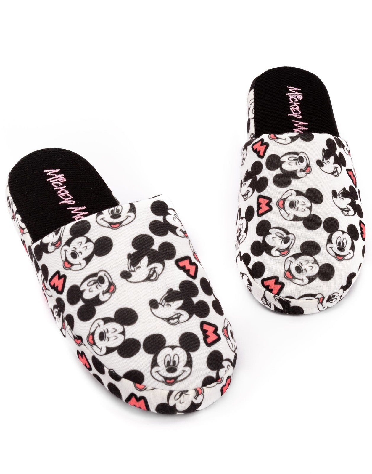 Disney Mule Slippers | Womens White | Official Merch