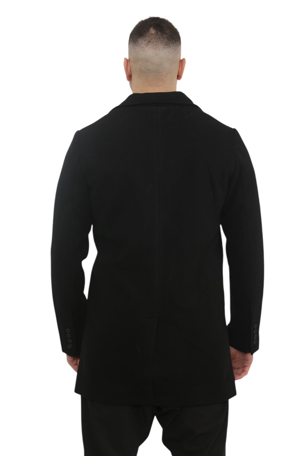 MENS TRENCH COAT CLASSIC SLIM FIT NOTCHED COLLAR STYLISH OVERCOAT OUTWEAR JACKET