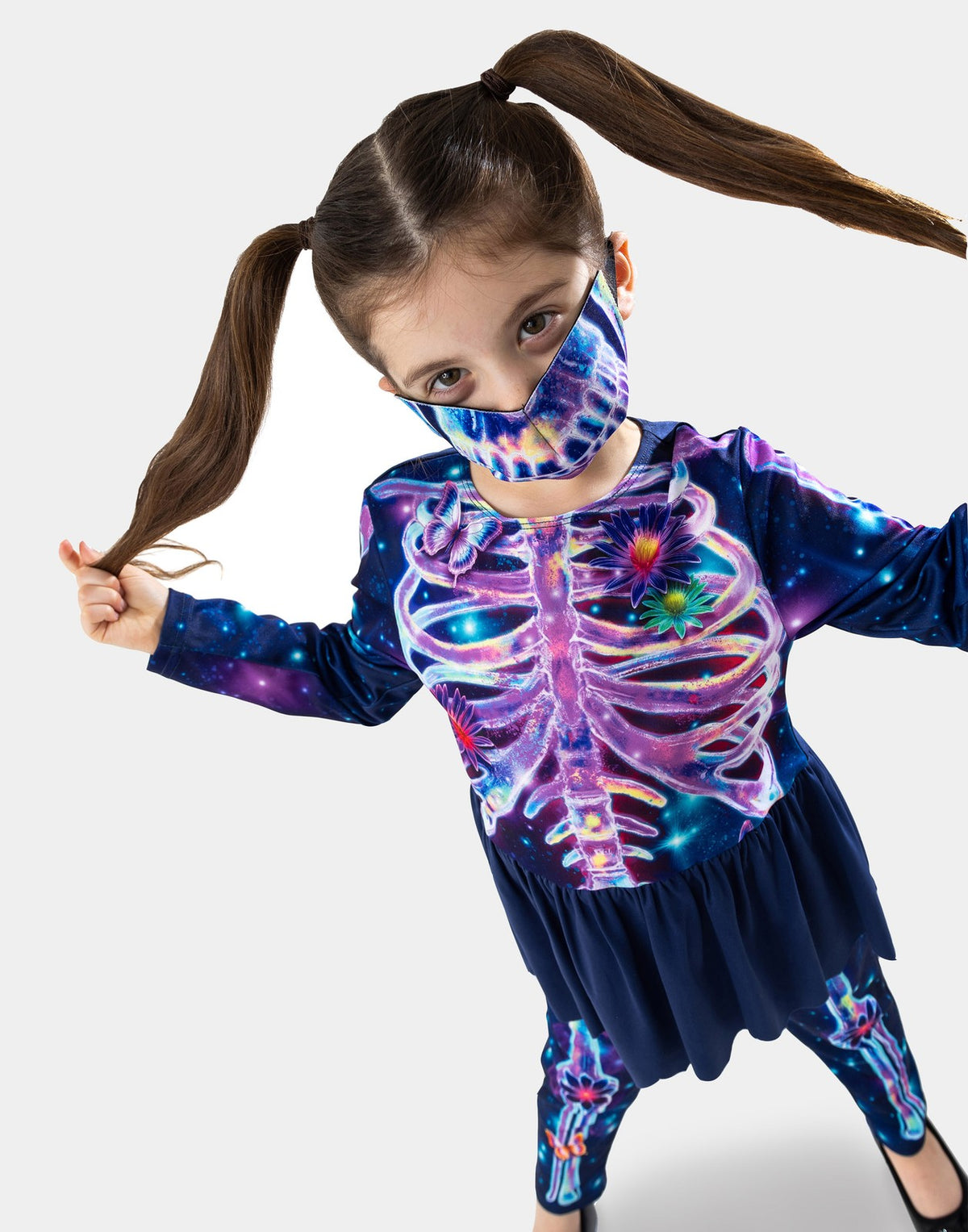 Blues Group 2 Piece Costume | Girls Multicoloured | Official Merch