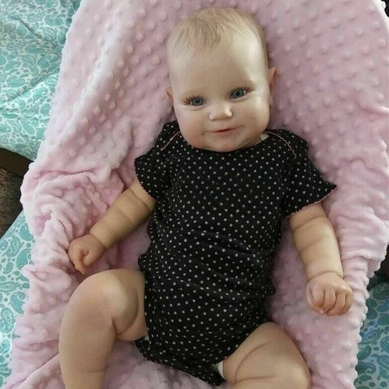 Realistic Reborn Baby Dolls Newborn Girl Doll Vinyl Silicone Lifelike Xmas Gift