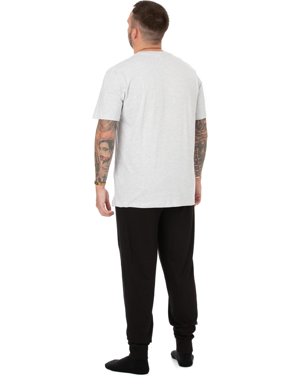 Game of Thrones Short Sleeve Long Leg Pyjama Set | Mens White | Official Merch