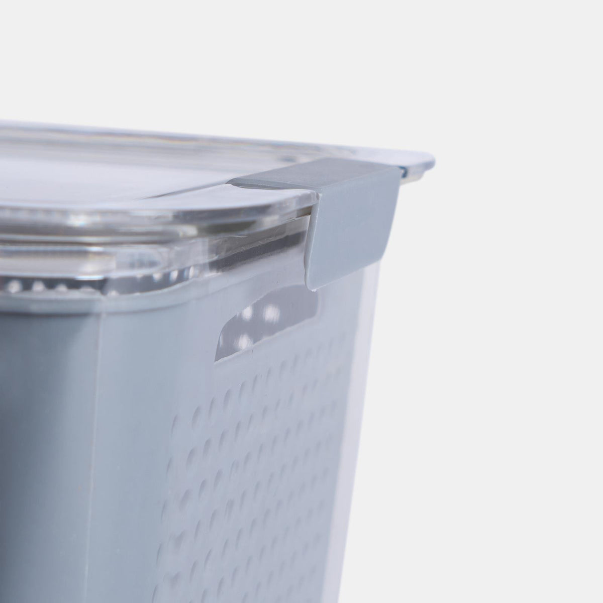 OHS Fridge Container with Lid BPA Free Plastic Food Storage Removable Basket