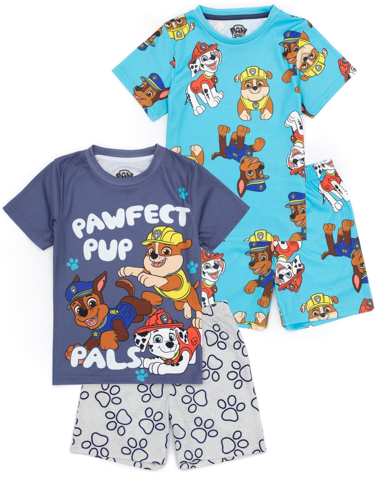Paw Patrol Short Sleeve Short Leg Pyjama Set | Boys Multicoloured | Official Mer
