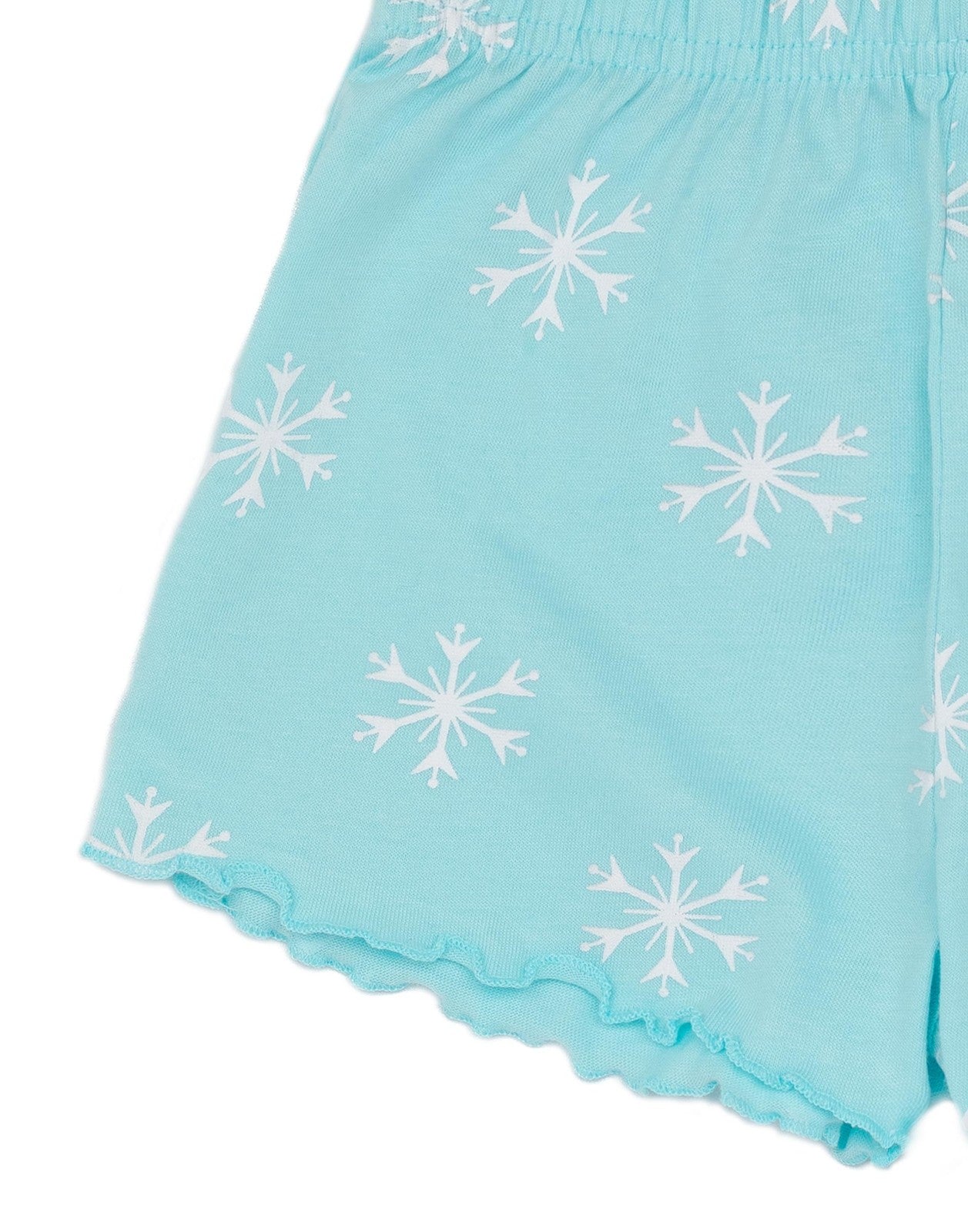 Disney Short Sleeve Short Leg Pyjama Set | Girls Blue AOP | Official Merch