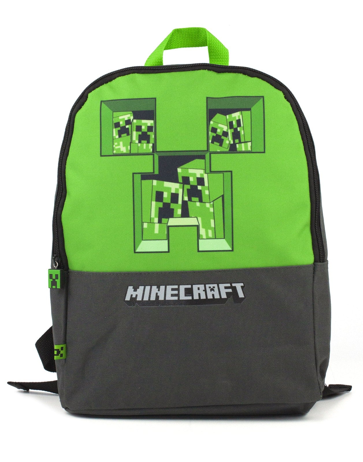 Minecraft Backpack | Boys Grey Gaming | Official Merch