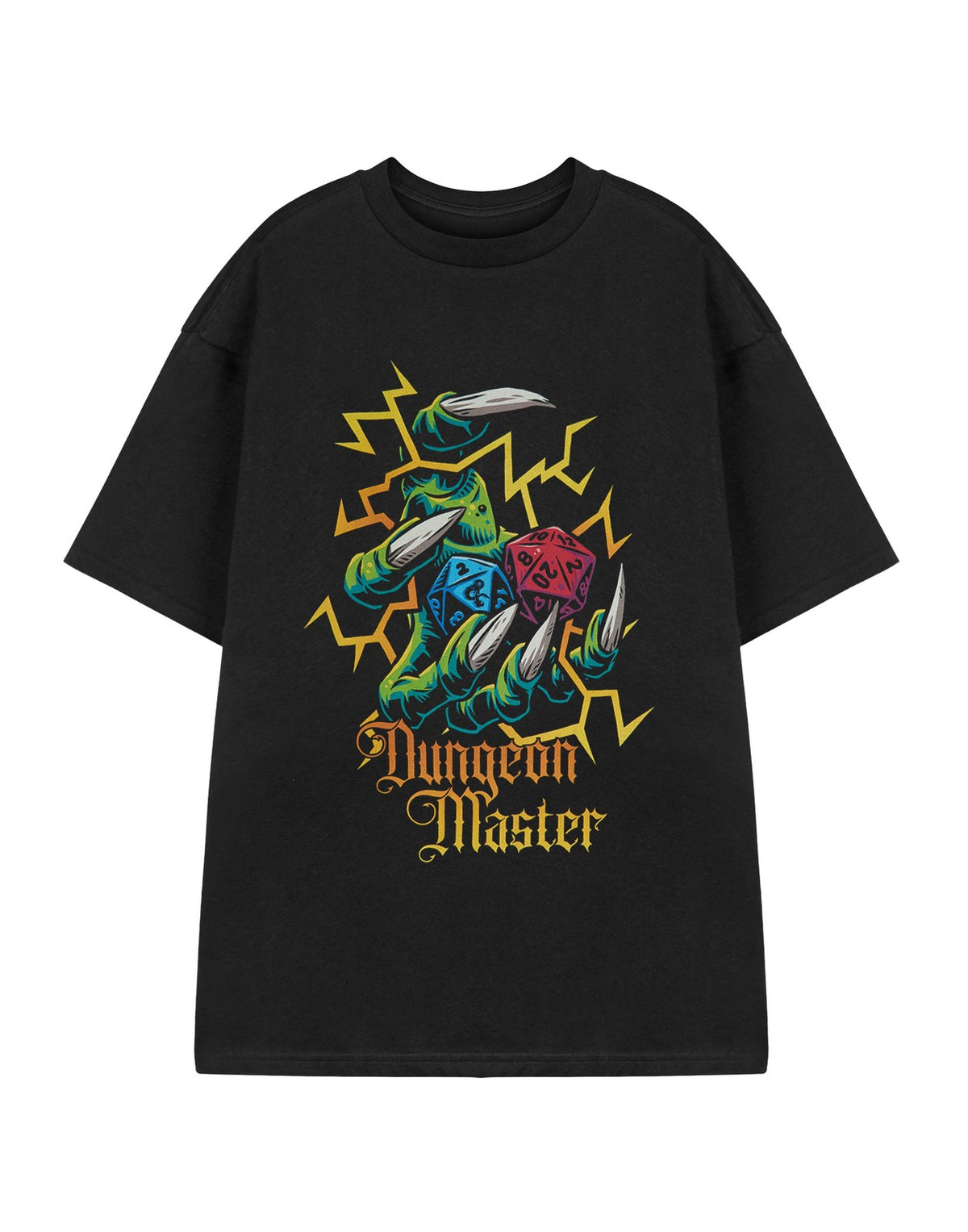 Dungeons & Dragons Short Sleeved T-Shirt | Mens Black | Official Merch