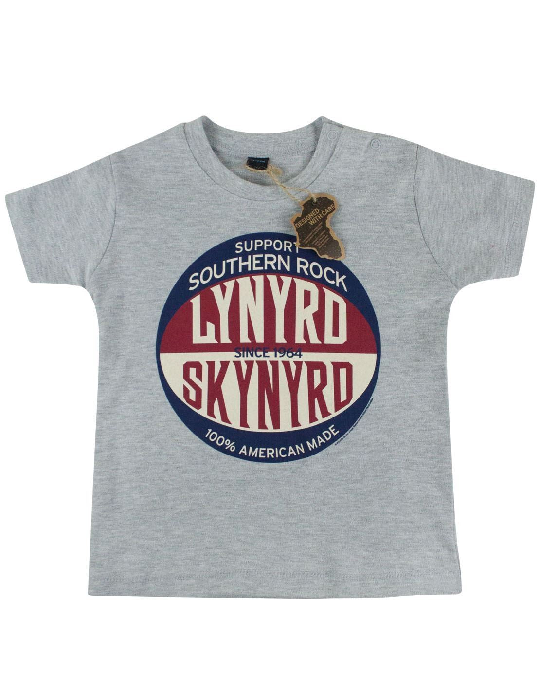 Lynyrd Skynyrd Short Sleeved T-Shirt | Boys Grey | Official Merch