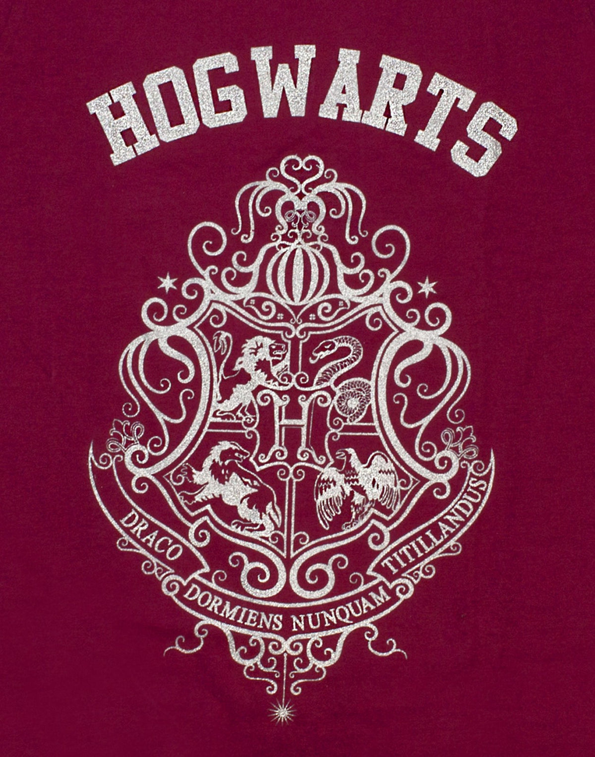 Harry Potter Short Sleeve Long Leg Pyjama Set | Girls Purple | Official Merch
