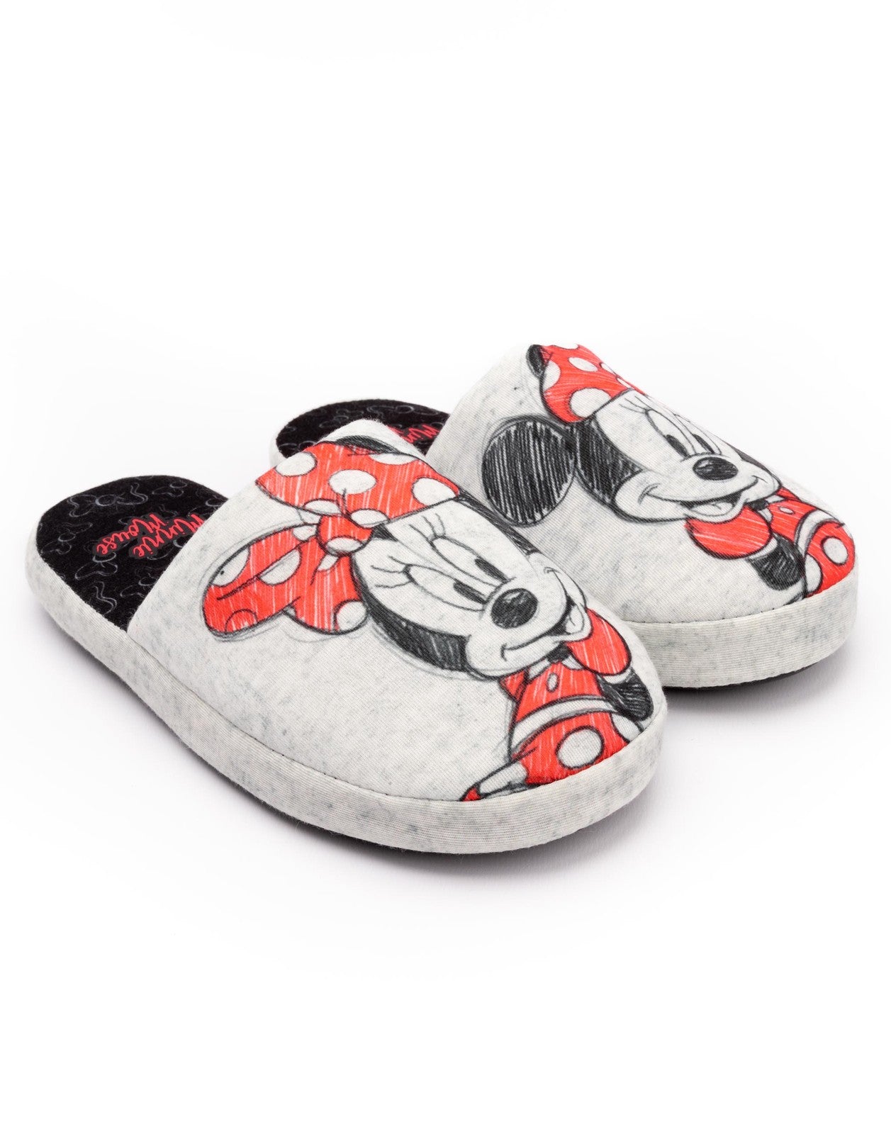 Disney Mule Slippers | Mens Grey | Official Merch