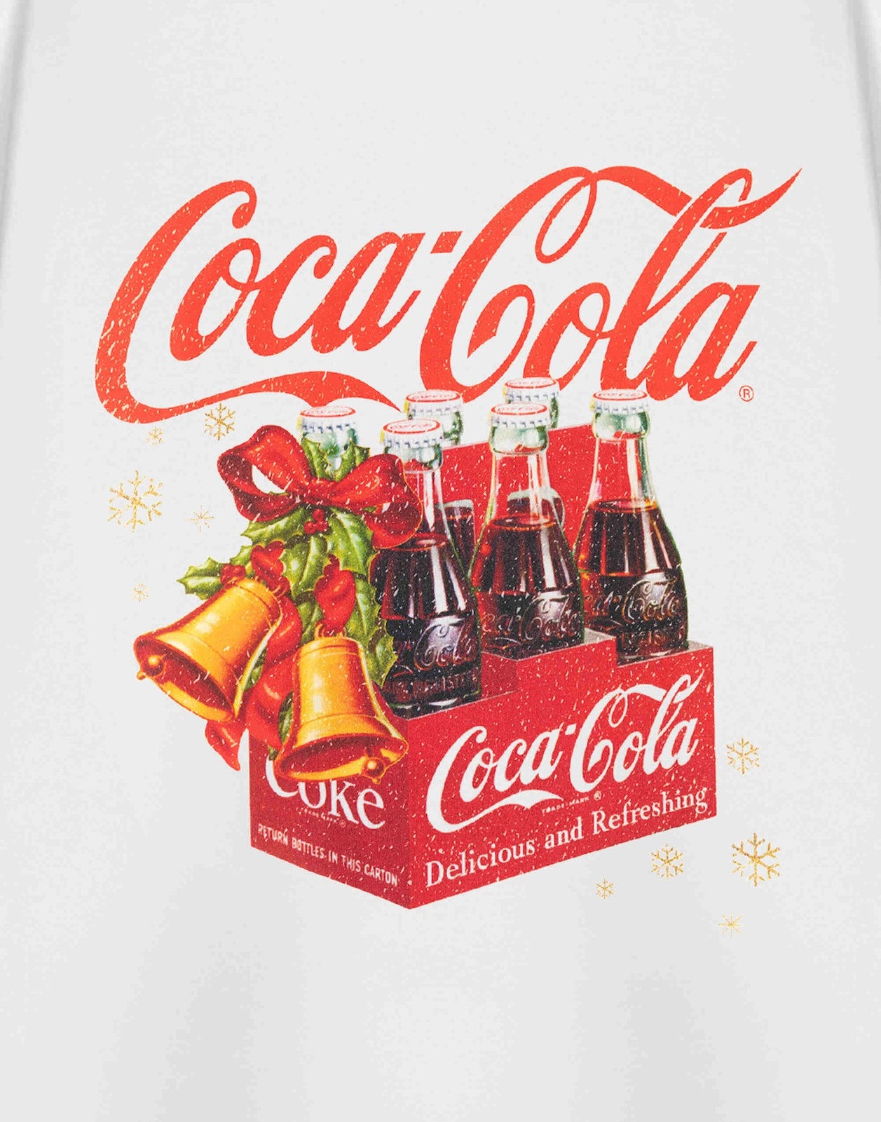 Coca Cola Short Sleeved T-Shirt | Unisex White | Official Merch