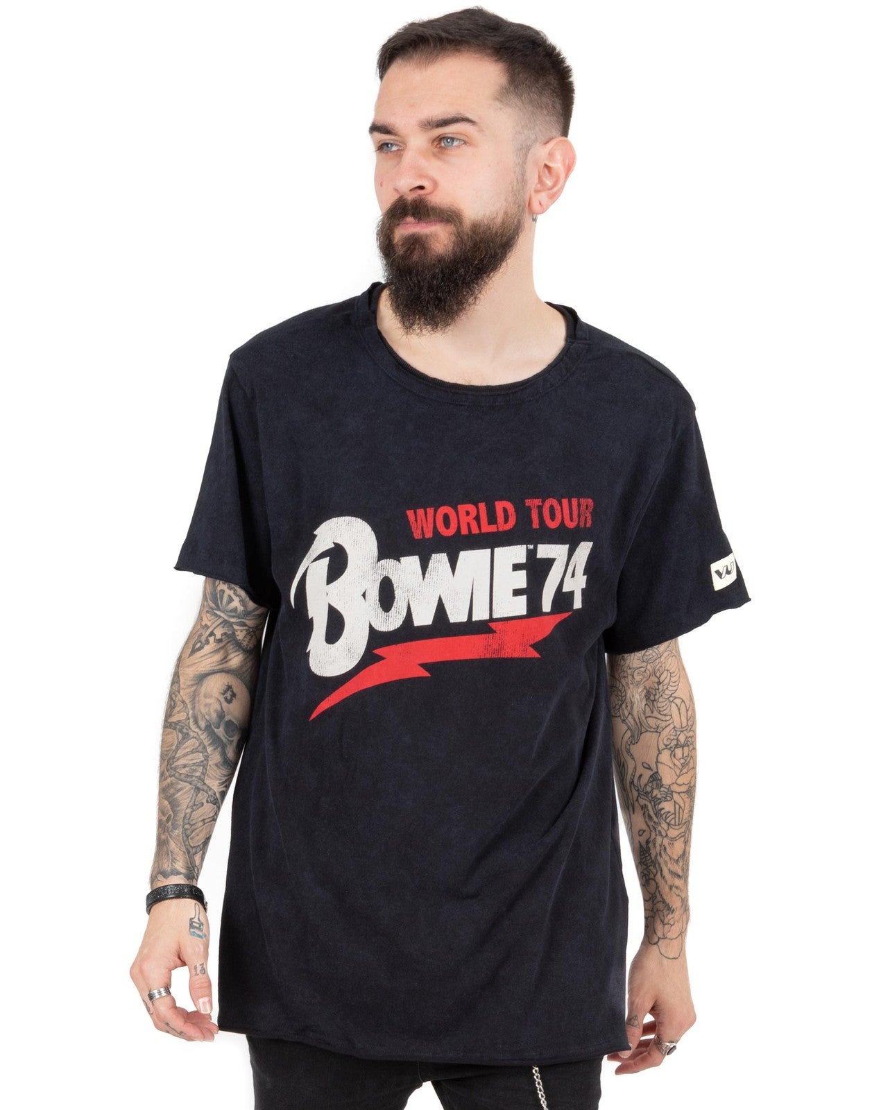 David Bowie Short Sleeved T-Shirt | Mens Black | Official Merch