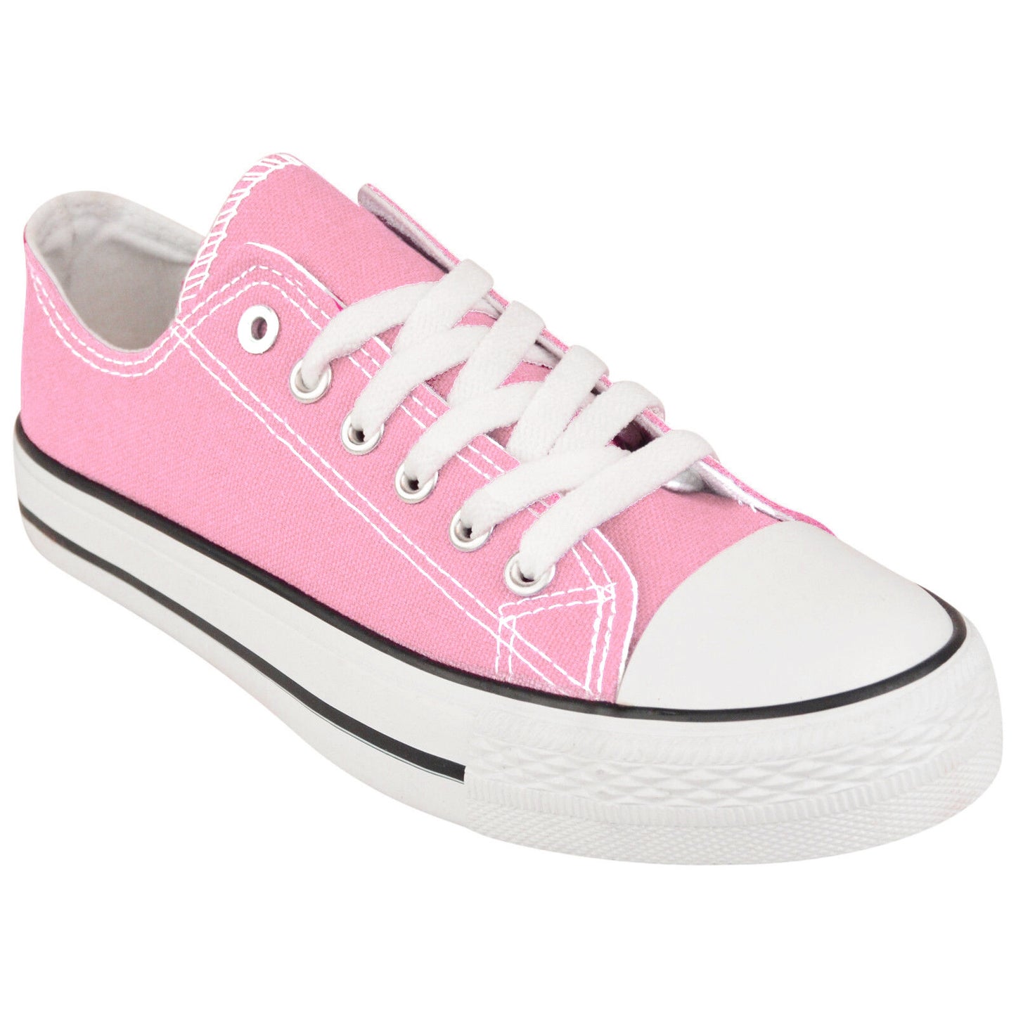 WOMENS SHOES LADIES LACE UP PLIMSOLLS PUMPS SNEAKERS TRAINERS SKATERS PLIMSOLES