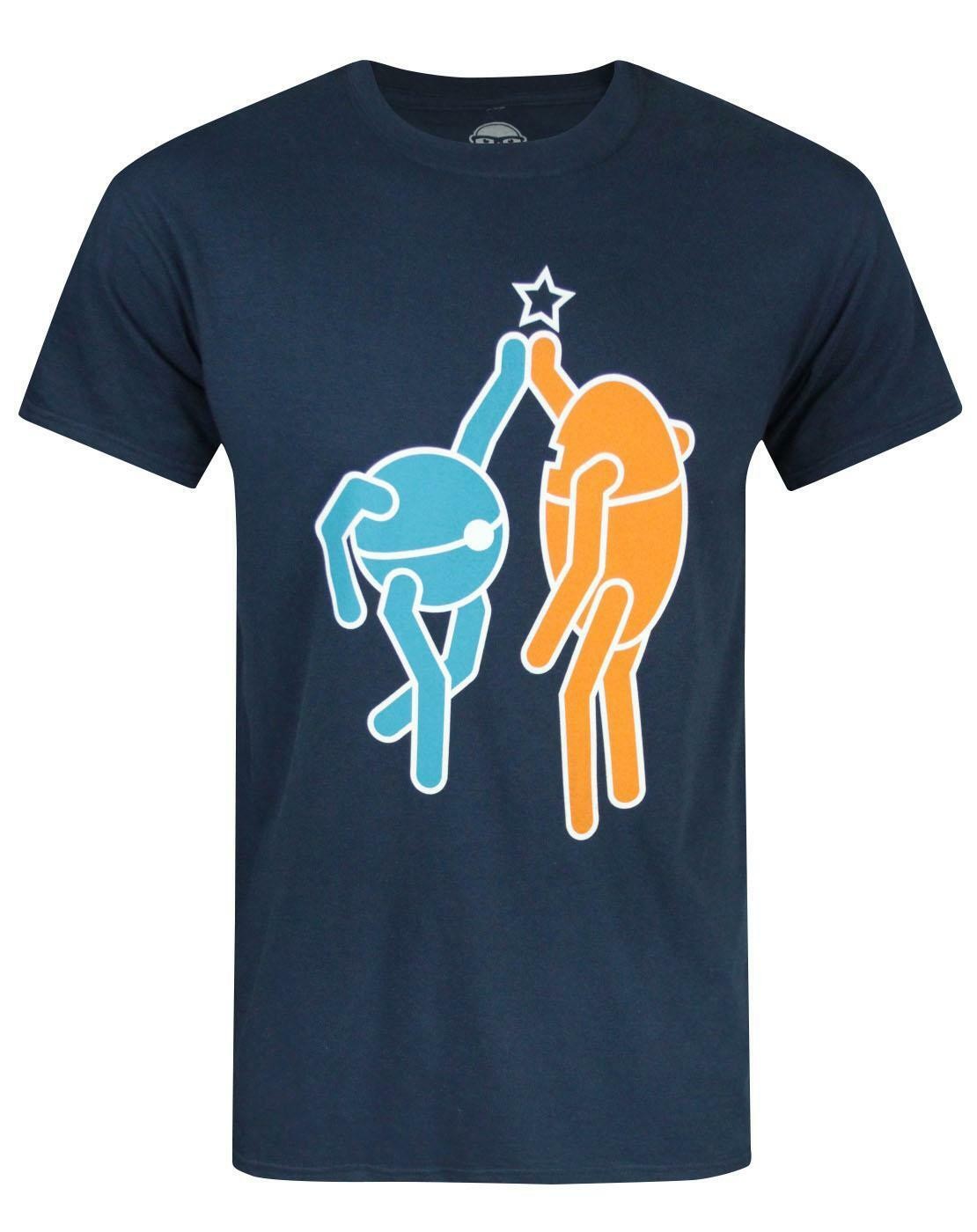 Portal Short Sleeved T-Shirt | Mens Blue | Official Merch