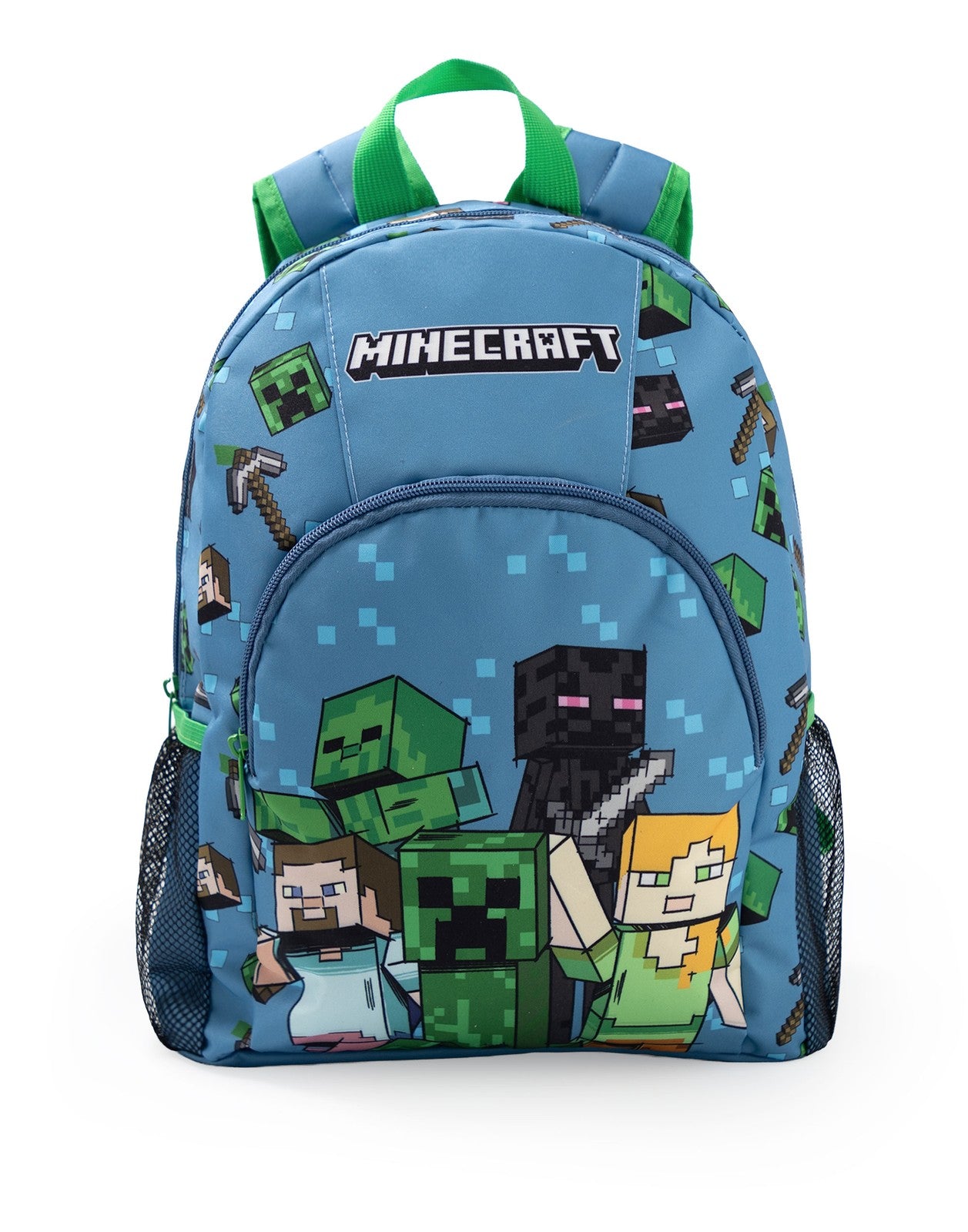 Minecraft Backpack | Unisex Kids Blue Gaming | Official Merch