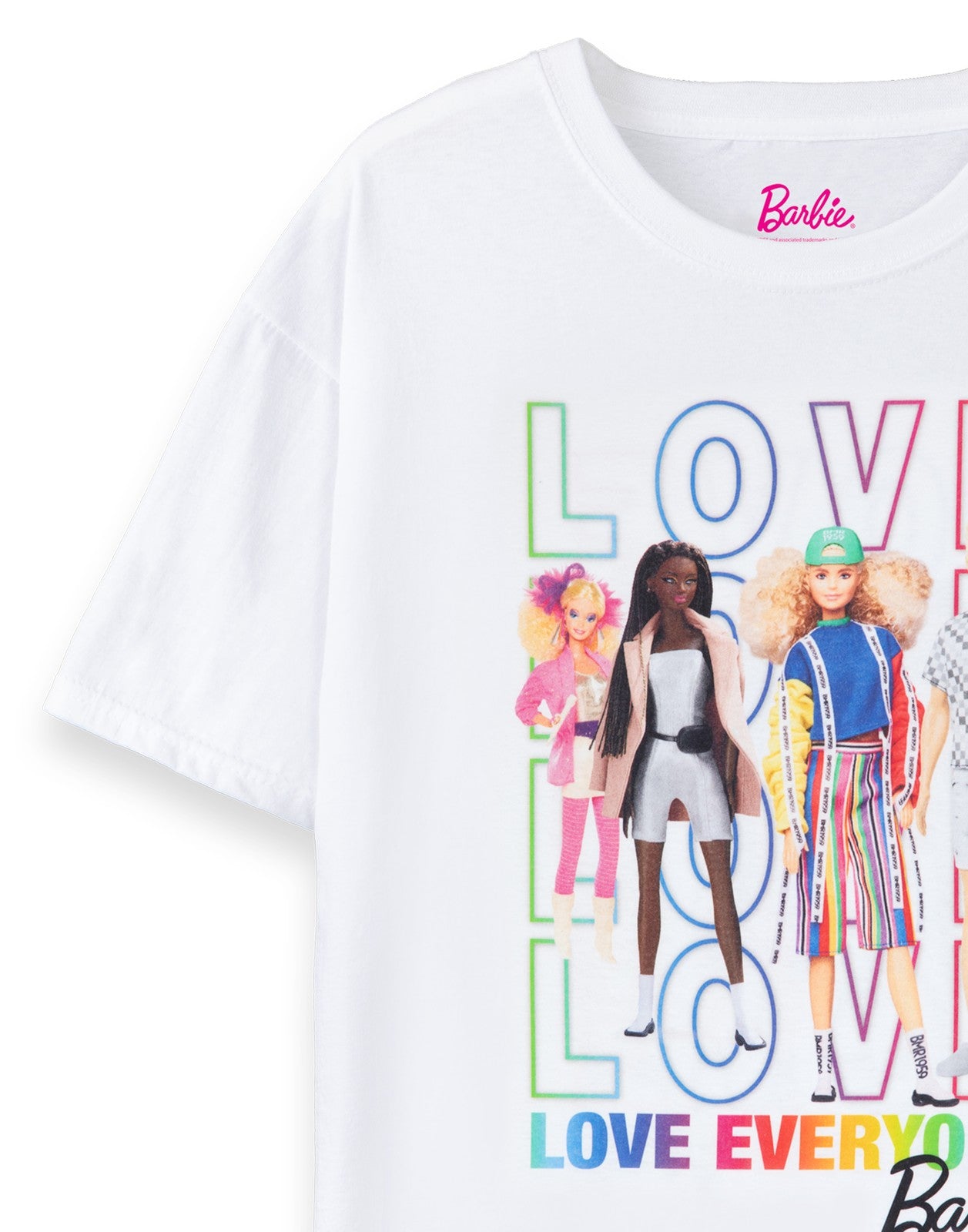 Barbie Short Sleeved T-Shirt | Womens White | Official Merch