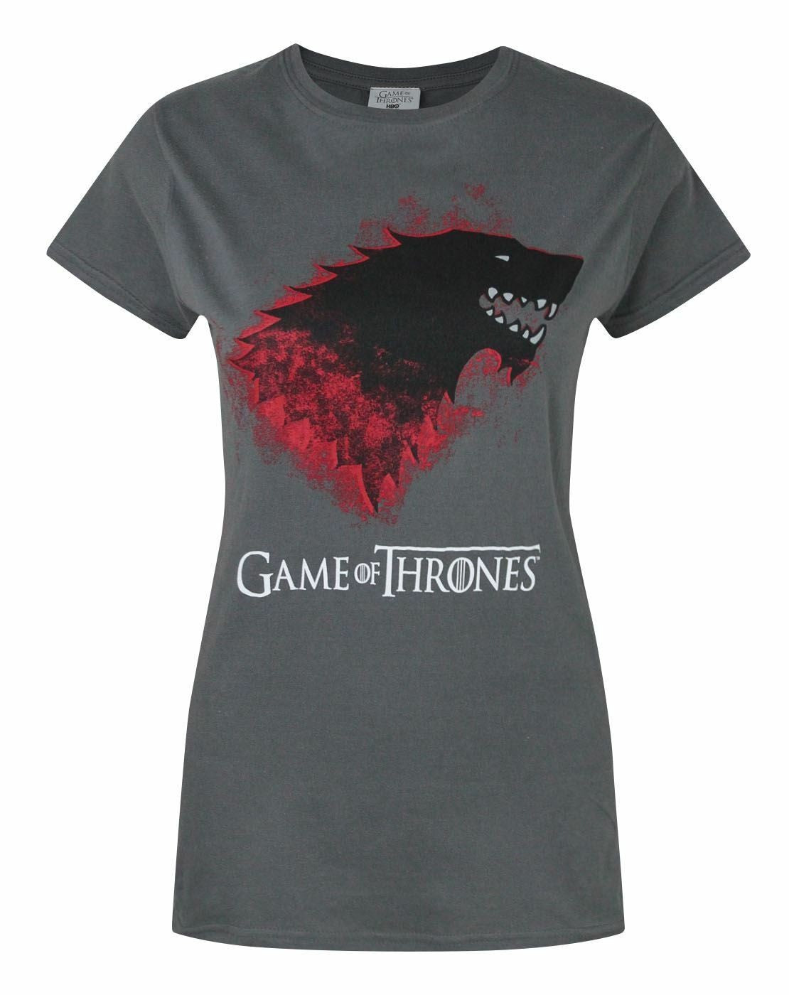 Game of Thrones Short Sleeved T-Shirt | Womens Charcoal | Official Merch