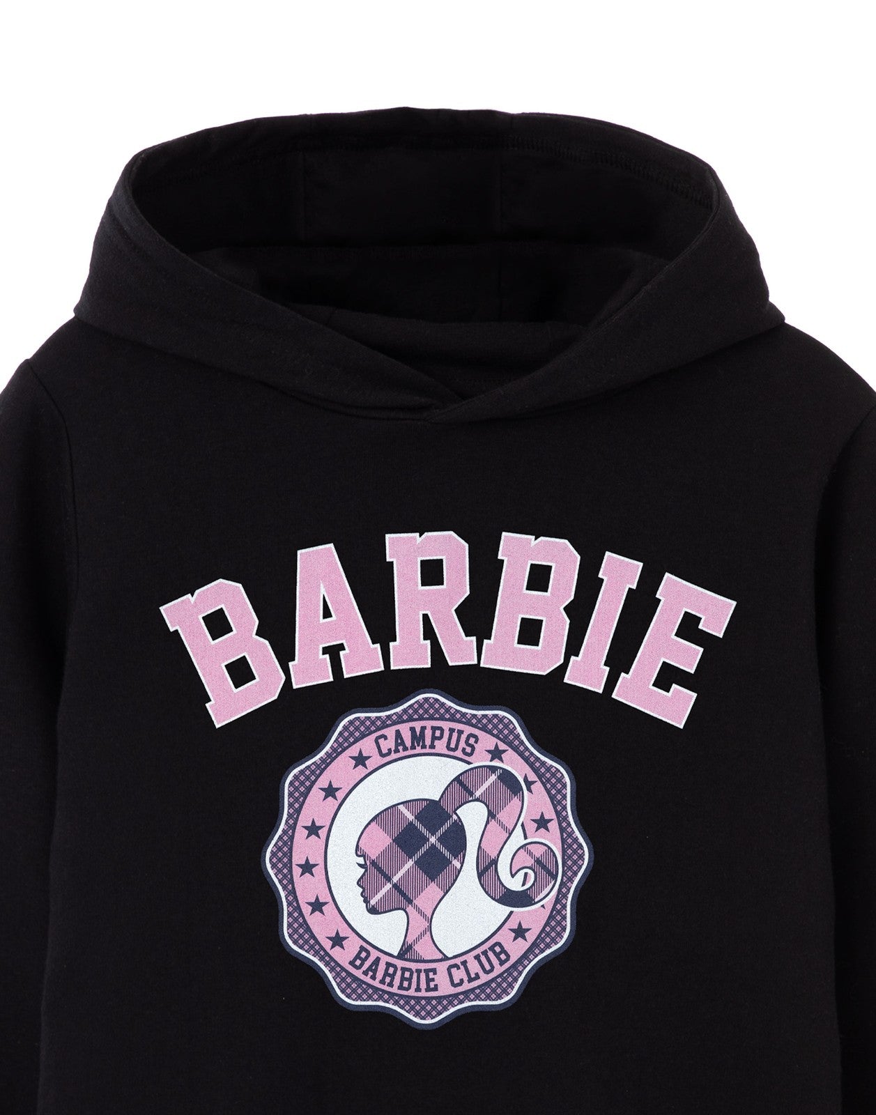 Barbie Hoodie | Girls Black | Official Merch