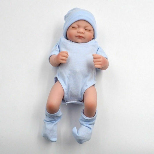 10" Reborn Baby Dolls Full Body Vinyl Silicone Realistic Mini Newborn Girl Doll