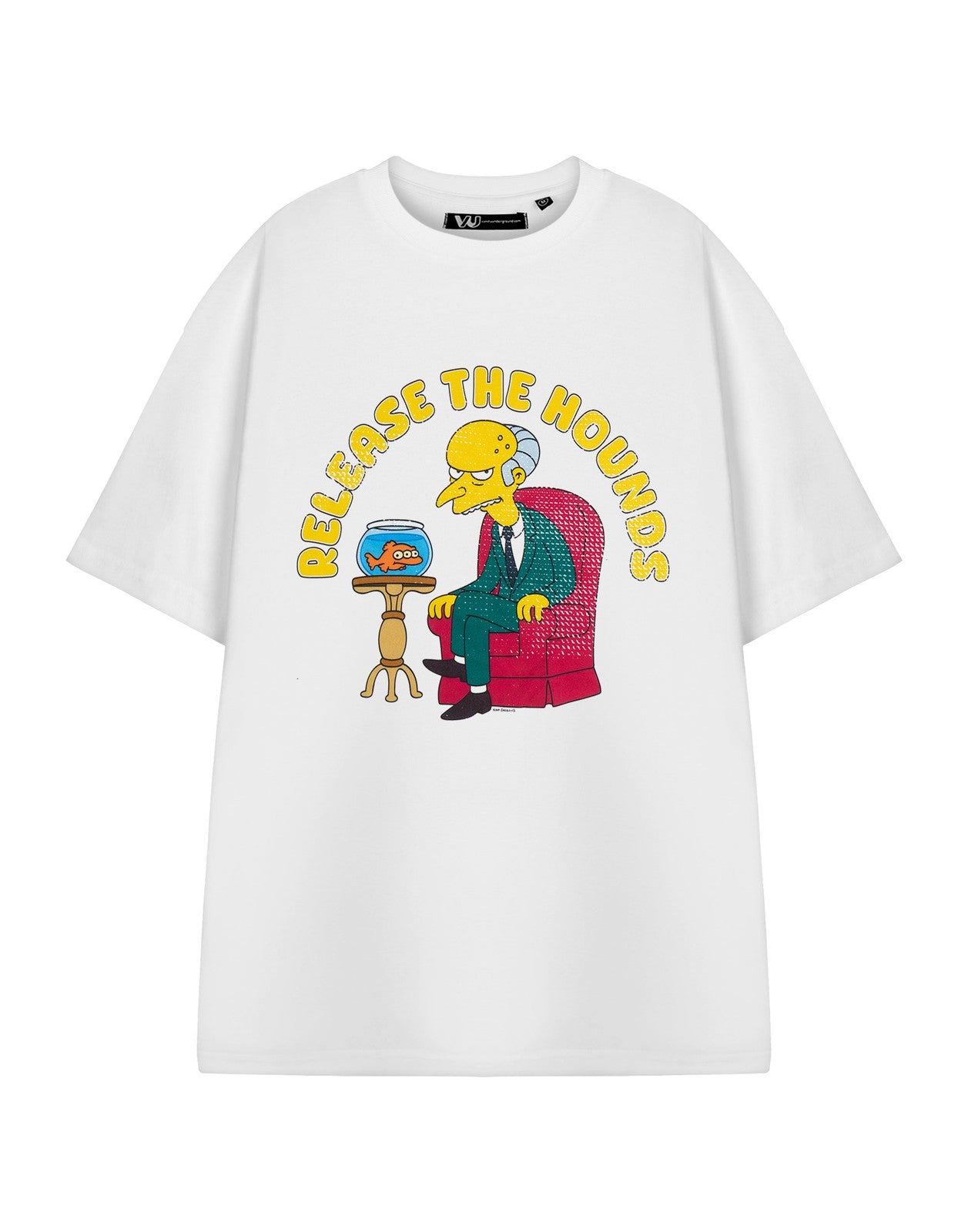 The Simpsons Short Sleeved T-Shirt | Mens White | Official Merch