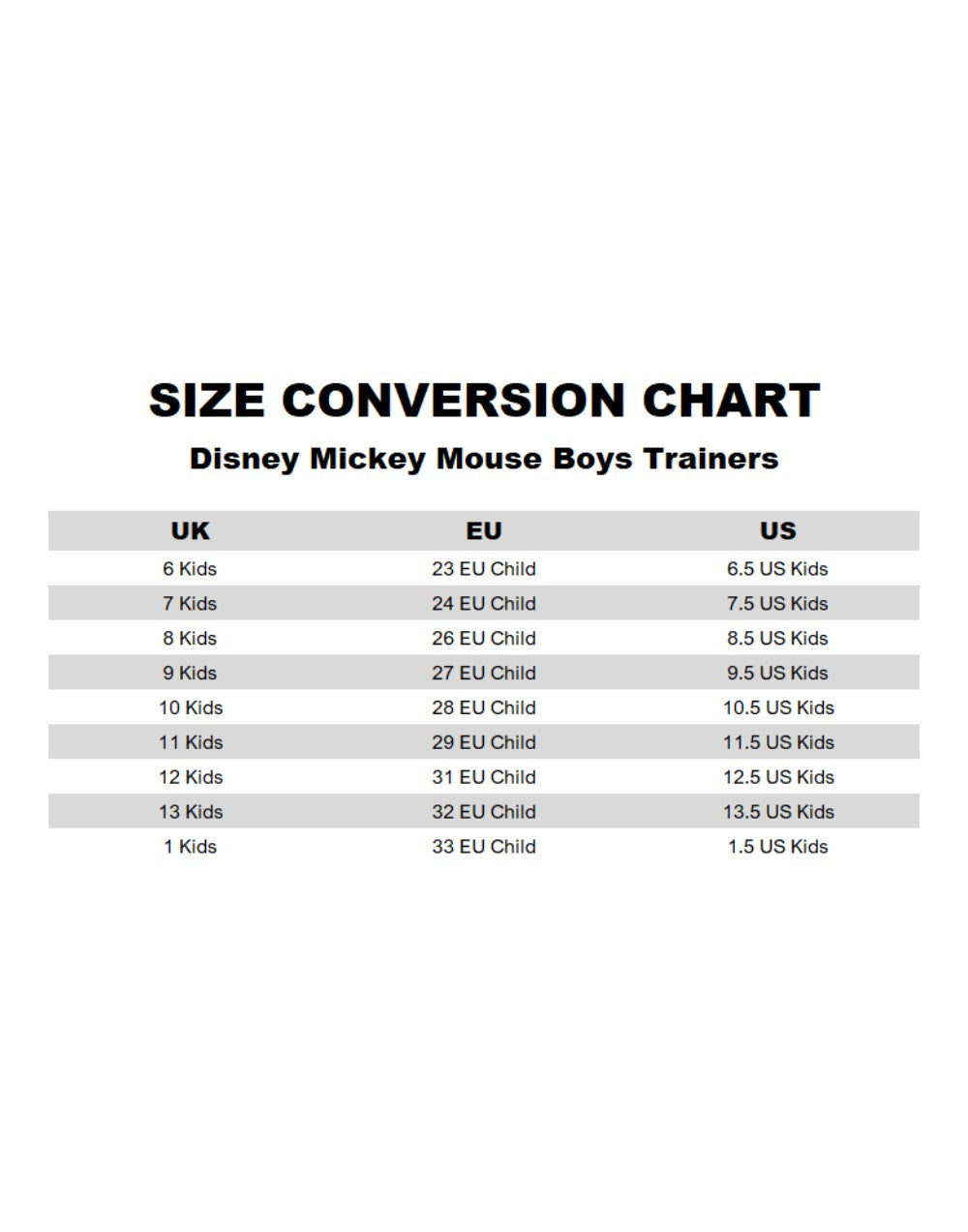 Disney  Trainers | Boys White | Official Merch