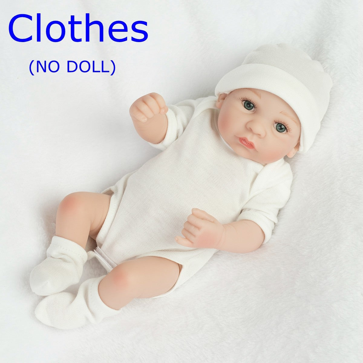 Doll Clothes Outfit Romper for 10"-11" Reborn Baby Dolls Boy/Girl Doll DIY Gifts