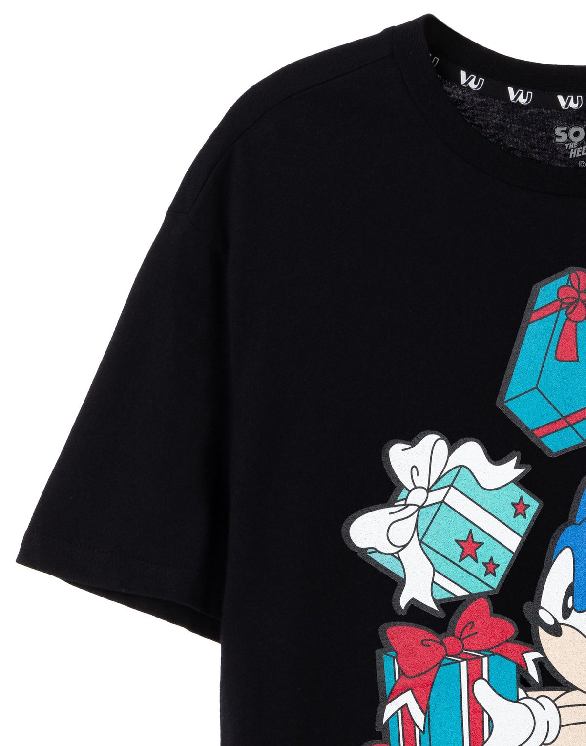 Sonic the Hedgehog Short Sleeved T-Shirt | Mens Black | Official Merch