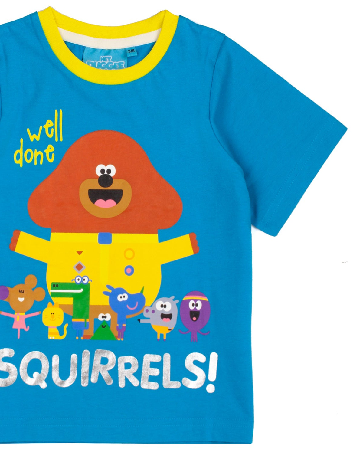 Hey Duggee Short Sleeve Long Leg Pyjama Set | Boys Blue | Official Merch