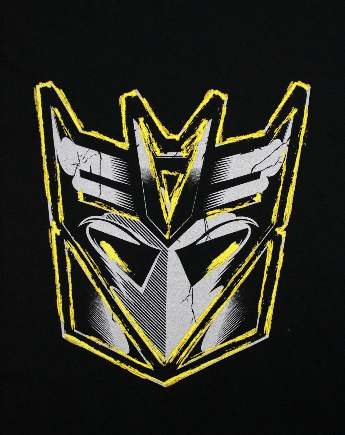 Transformers Short Sleeved T-Shirt | Mens Black | Official Merch