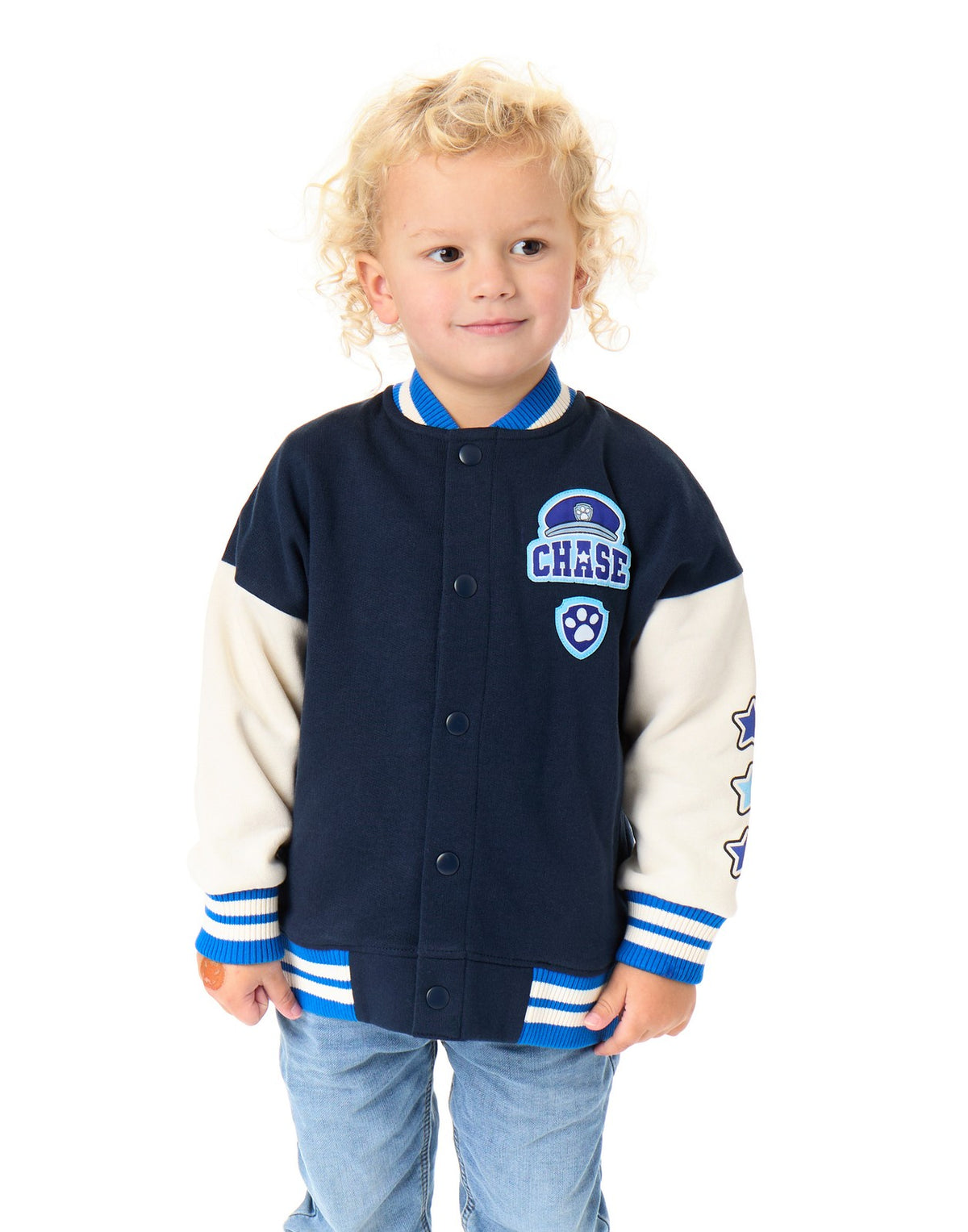 Paw Patrol Varsity Jacket | Boys Blue | Official Merch