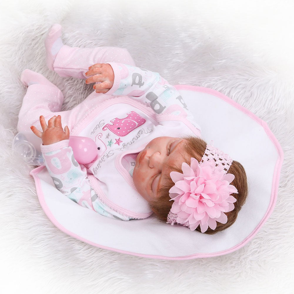 Real Life Reborn Dolls Waterproof Baby Girl Full Body Vinyl Silicone Newborn  UK