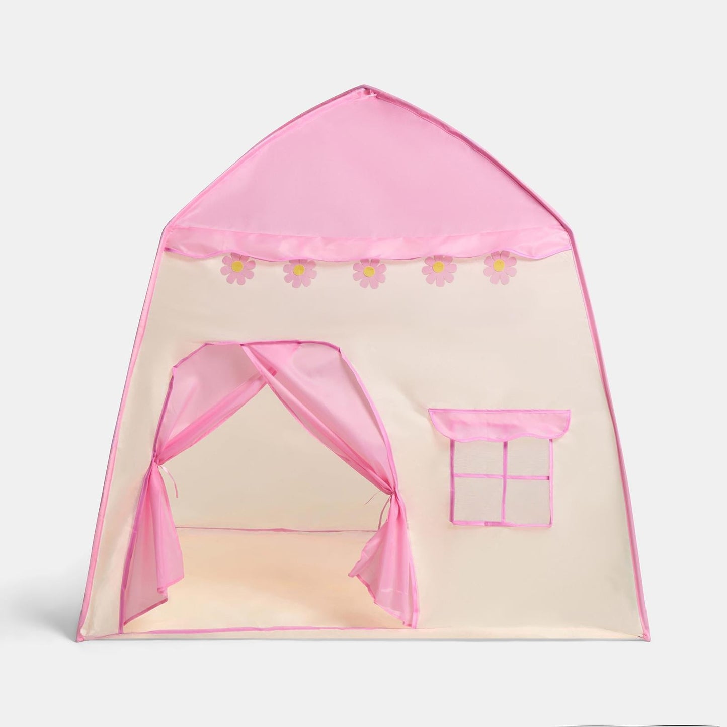OHS Kids Flower Tent Indoor Outdoor Easy Set Up Garden Play House with Windows