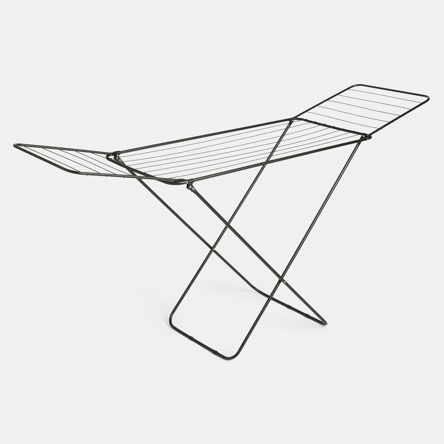 OHS 18M Foldable Drying Airer Clothes Horse Stainless Steel Winged Organiser