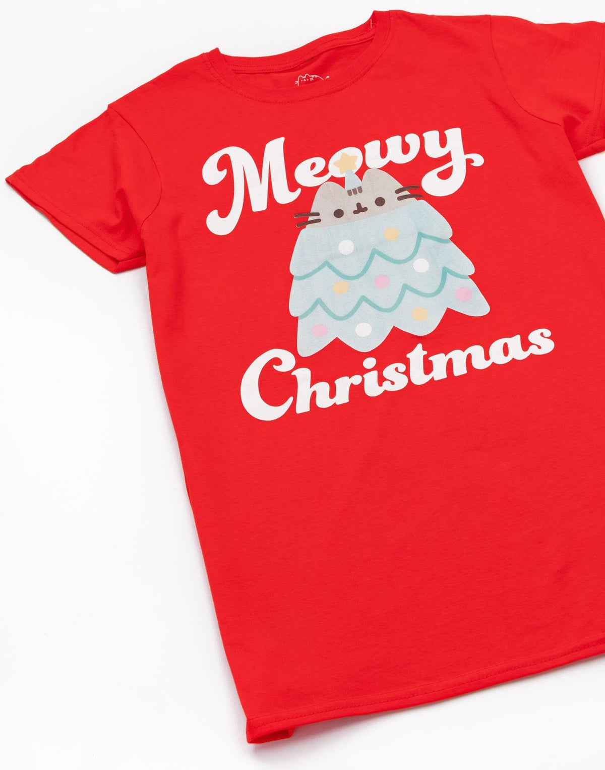 Pusheen Short Sleeved T-Shirt | Womens Red | Official Merch