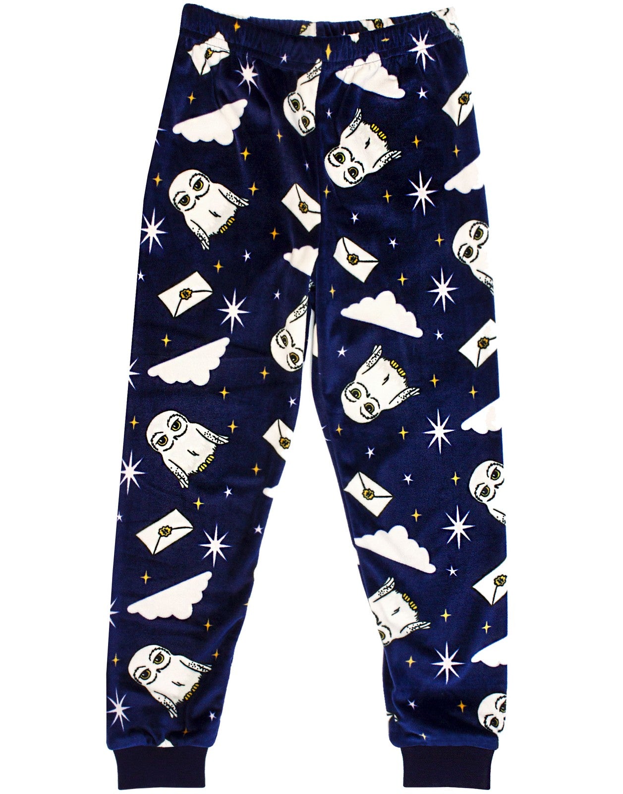 Harry Potter Long Sleeve Long Leg Pyjama Set | Girls White | Official Merch