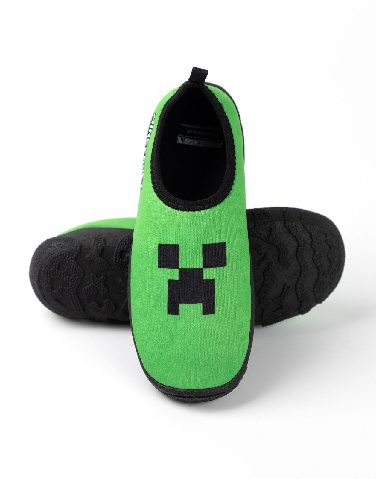 Minecraft Aqua Shoes | Boys Green Gaming | Official Merch
