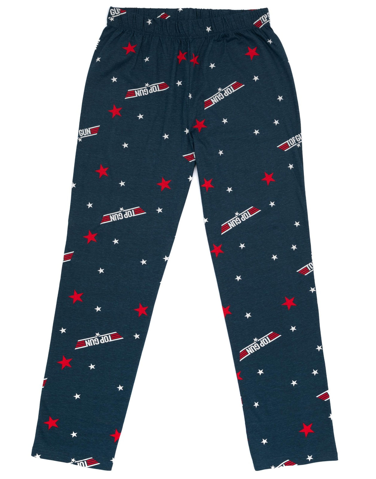 Top Gun Short Sleeve Long Leg Pyjama Set | Mens Navy/Grey | Official Merch