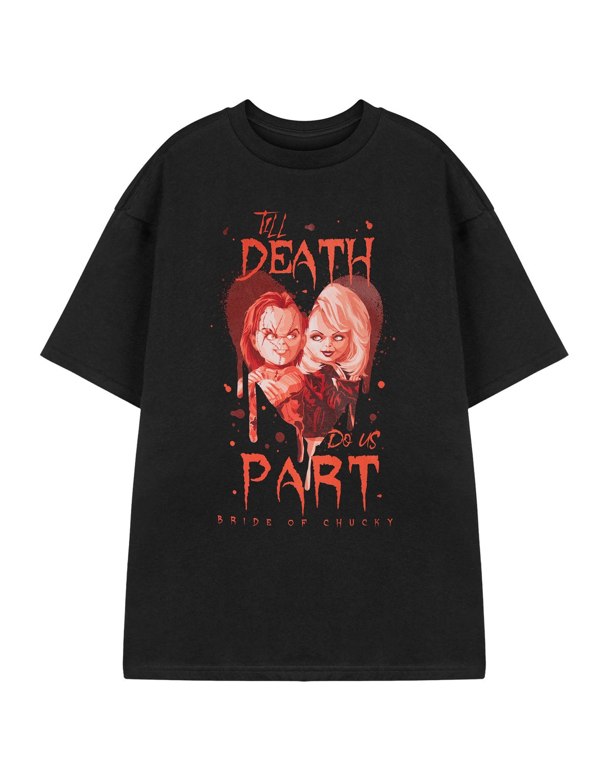 Chucky Short Sleeved T-Shirt | Unisex Black | Official Merch