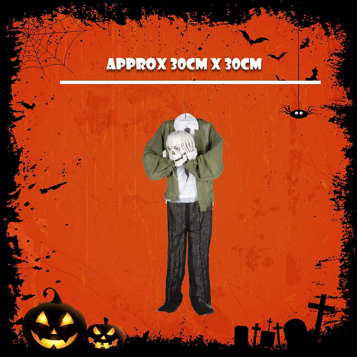 Halloween Hanging Skeleton Decoration Trick or Treat Party MultiColour