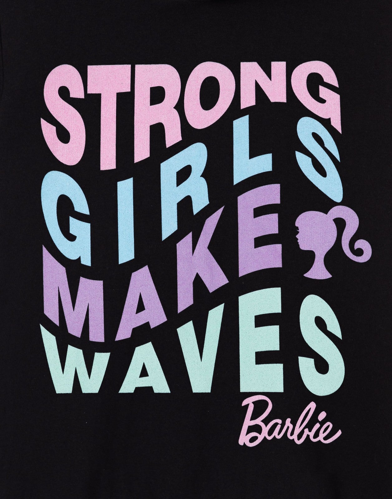 Barbie Hoodie | Girls Black | Official Merch