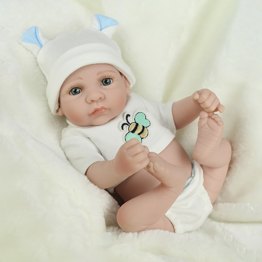Lifelike Reborn Newborn Baby Dolls Preemie Boy Full Body Vinyl Silicone Doll Toy