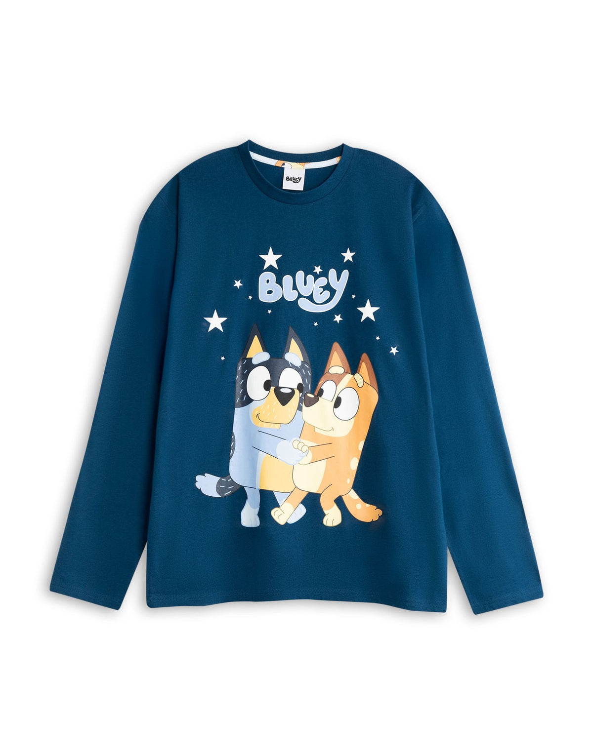 Bluey Long Sleeve Long Leg Pyjama Set | Mens Multicoloured | Official Merch