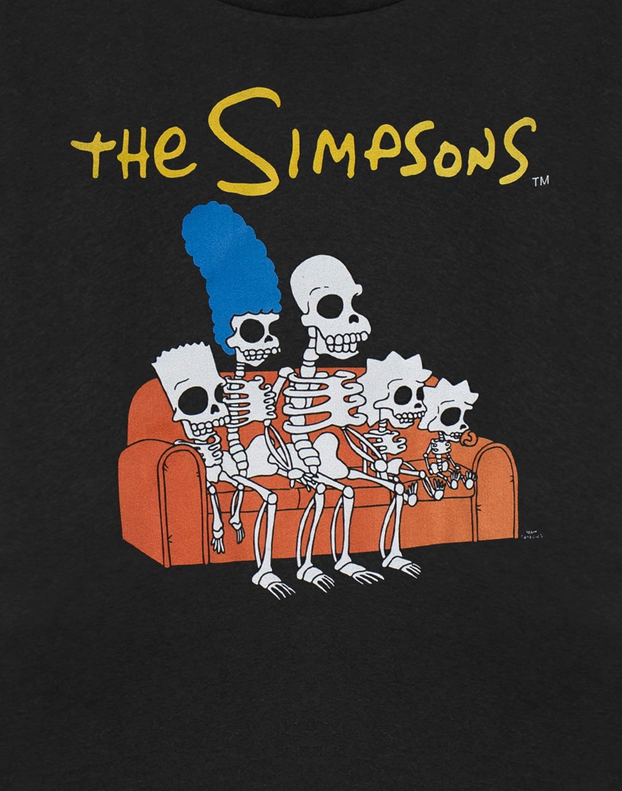 The Simpsons Short Sleeved T-Shirt | Boys Black | Official Merch