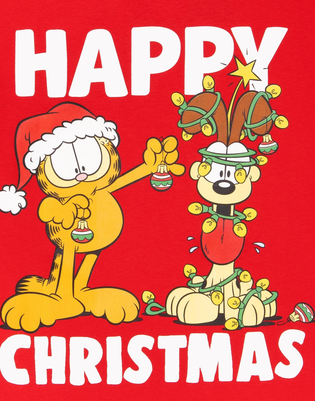 Garfield Short Sleeved T-Shirt | Mens Red | Official Merch