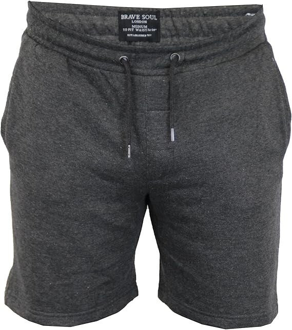 BRAVE SOUL MENS JOGGING SHORTS SWEAT BAGGY JOGGERS RUNNING JERSEY FLEECE BOTTOMS