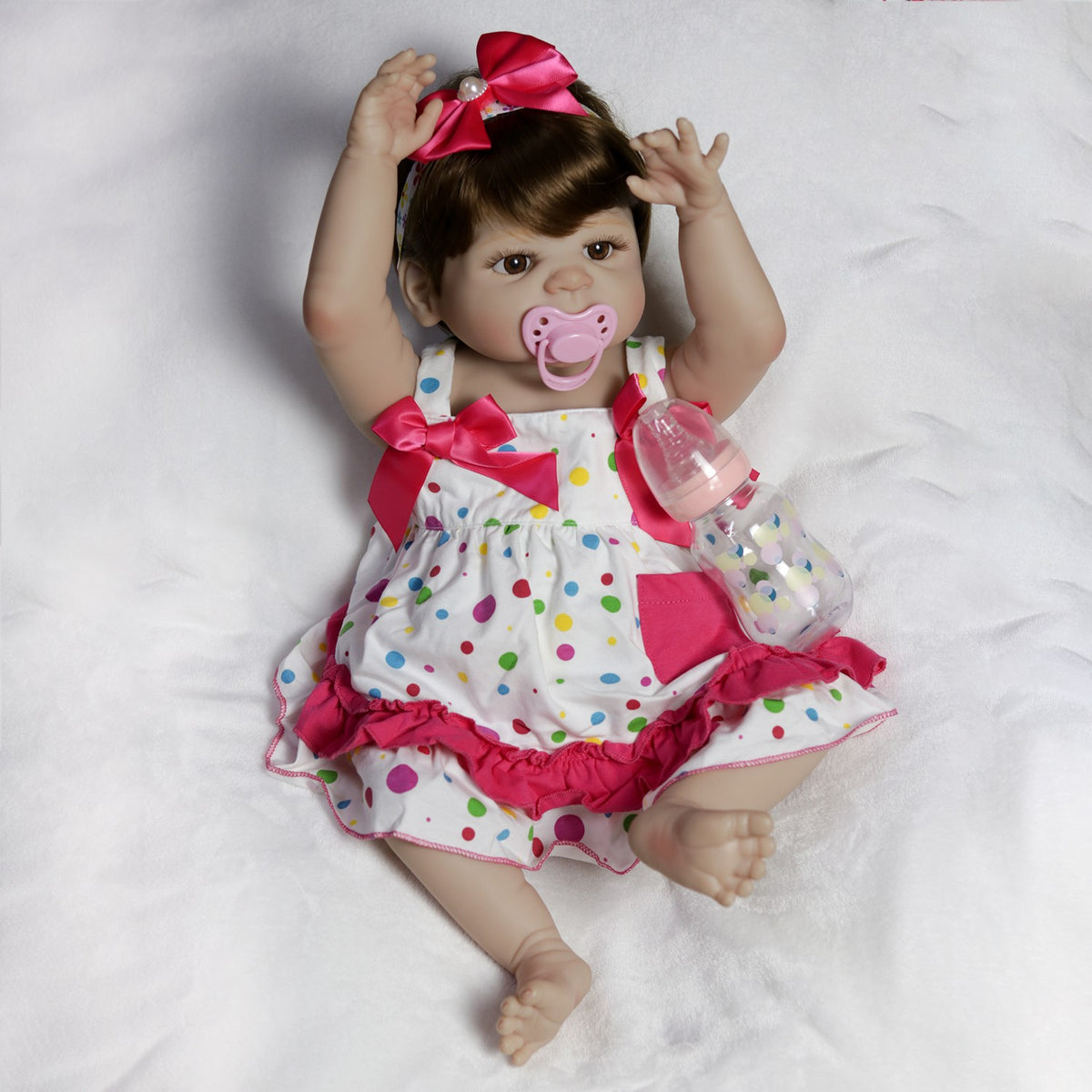 22'' Realistic Twins Reborn Baby Dolls Full Body Vinyl Silicone Boy Girl Gift UK